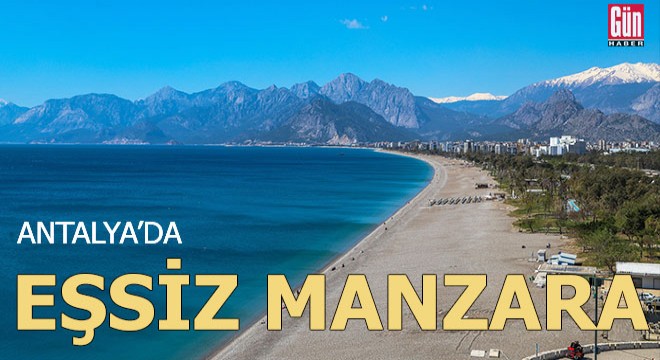 Fotoğraf tutkunlarına Antalya'da eşsiz manzara