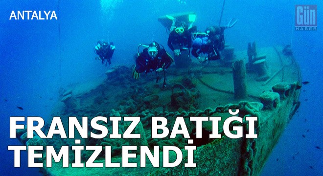 Fransız batığı hayalet ağlardan temizlendi