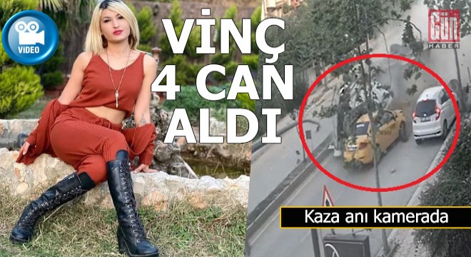 Freni patlayan vinç karşı şeride geçti 4 can aldı