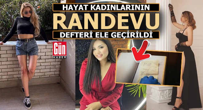 Fuhuş çetesi operasyonunda randevu defteri ele geçirildi