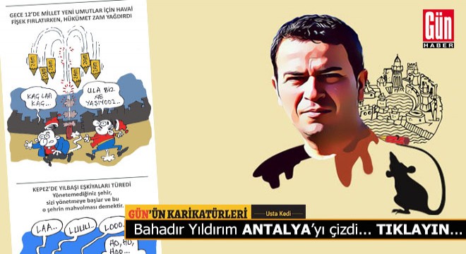 GÜN'ÜN KARİKATÜRLERİ... Yeni yılda zam yağmuru