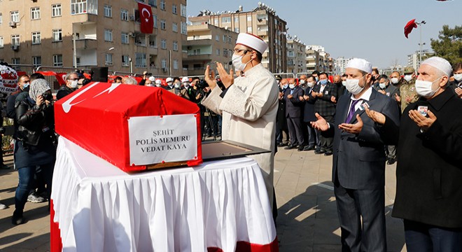 Gara şehidi Kaya, Mardin'de son yolculuğuna uğurlandı