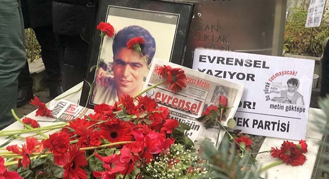 Gazeteci Metin Göktepe mezarı başında anıldı