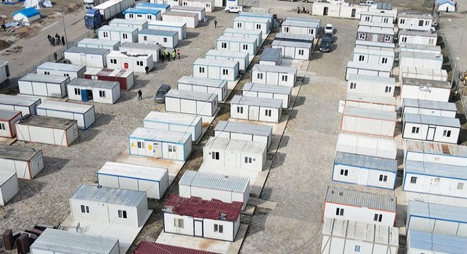 Gaziantep'te 80 bin kişilik çadır ve konteyner kentler