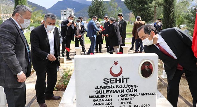 Gazipaşa'da 18 Mart töreni