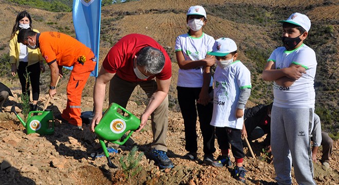 Gazipaşa'da fidanlar toprakla buluştu