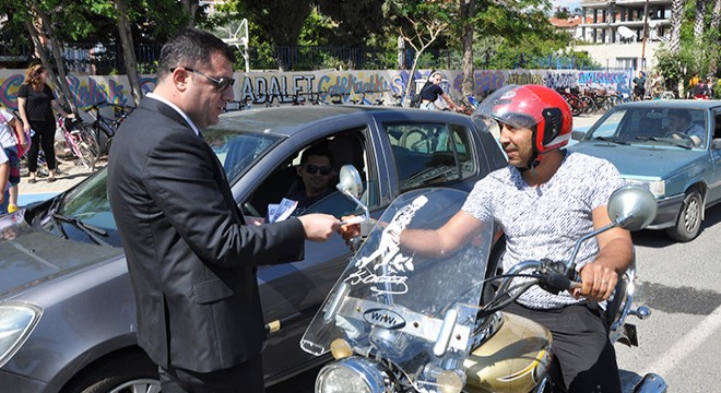 Gazipaşa'da güvenli trafik uygulaması