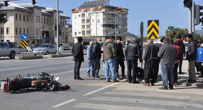 Gazipaşa'da kaza: 1 yaralı