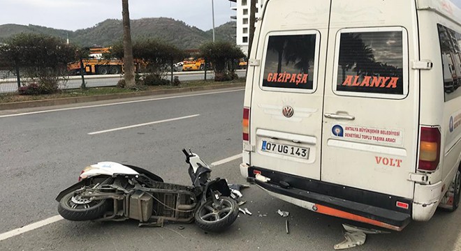 Gazipaşa'da kaza: 1 yaralı