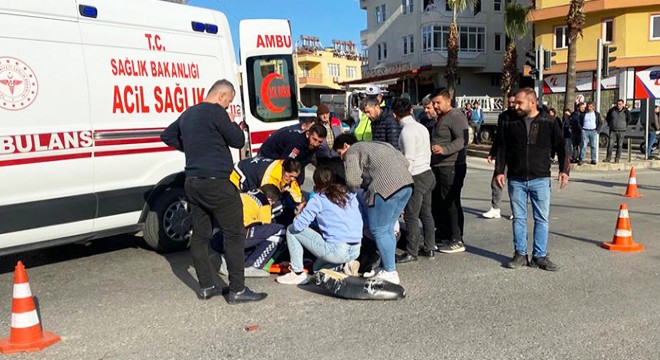 Gazipaşa'da kaza: 1 yaralı