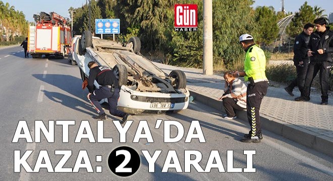 Gazipaşa'da kaza: 2 yaralı
