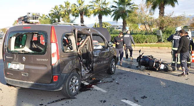 Gazipaşa'da kaza: 1 ölü, 1 yaralı