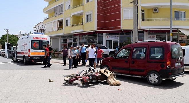 Gazipaşa'da kazada: 1 kişi yaralı