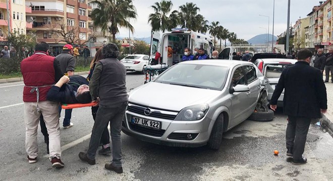 Gazipaşa'da trafik kazası: 1 ölü, 2 yaralı