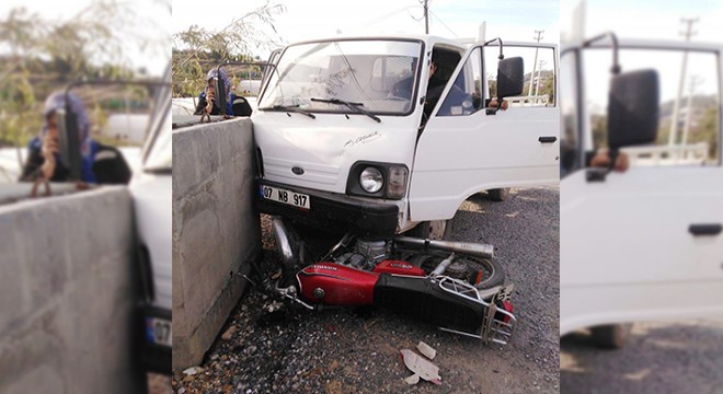 Gazipaşa'da trafik kazası: 1 yaralı