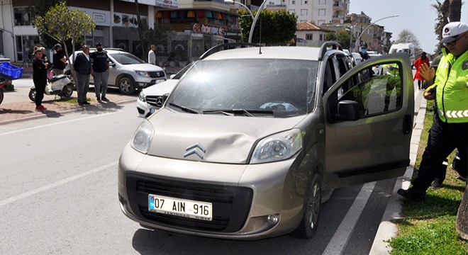 Gazipaşa'da trafik kazası: 1 yaralı