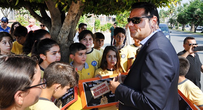 Gazipaşa'da yaya geçidi nöbeti