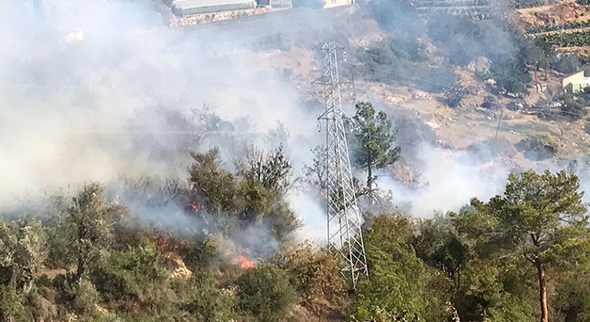 Gazipaşa da bozuk ormanlık alan yangınında 1 ev küldü