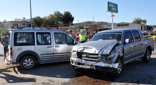 Gazipaşa da trafik kazası: 1 yaralı