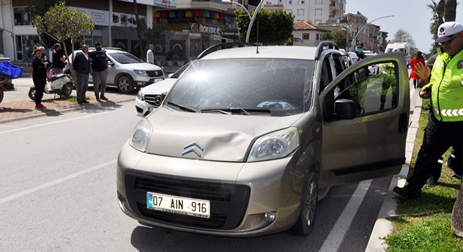 Gazipaşa da trafik kazası: 1 yaralı