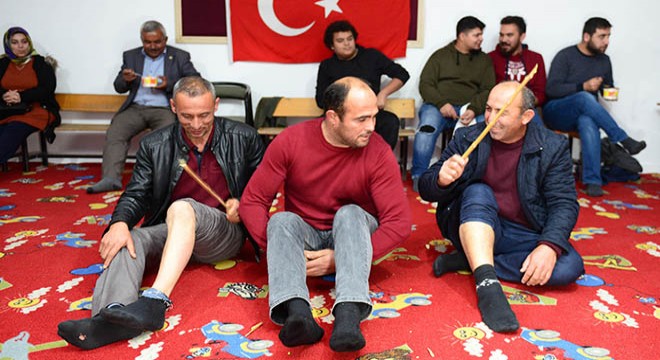 Geleneksel oyunlarla yeni yılı kutladılar