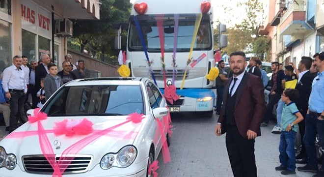 Gelin almaya TIR çekicisiyle gitti