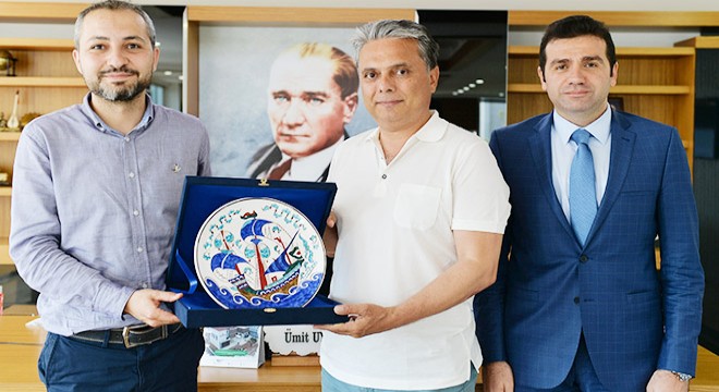 Gemi mühendislerinden Başkan Uysal'a ziyaret