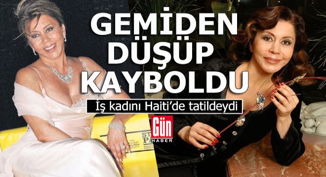 Gemiden düşen iş kadını bulunamadı