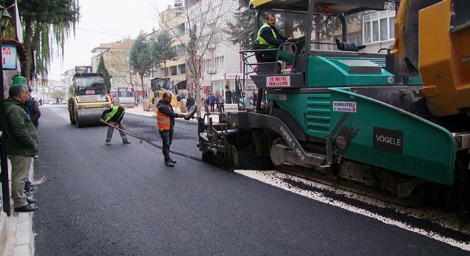 Girne Caddesi ne asfalt