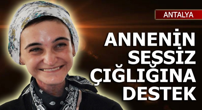 Gırtlağı alınan annenin sessiz çığlığına destek