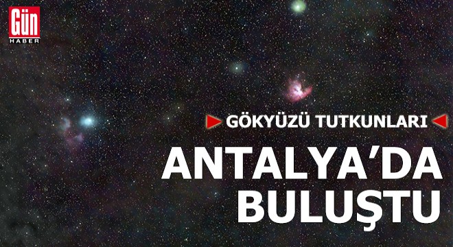 Gökyüzü tutkunları Olimpos Antik Kenti nde bir araya geldi