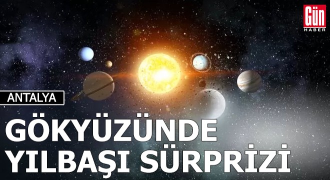 Gökyüzünde yılbaşı sürprizi