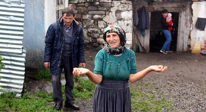 Göle'de sağanak ve dolu zararı