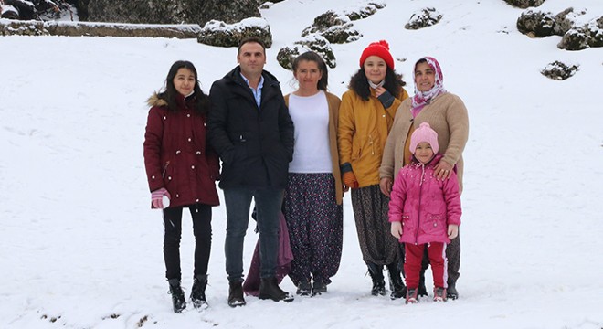 Göller Yaylası'nda kar keyfi