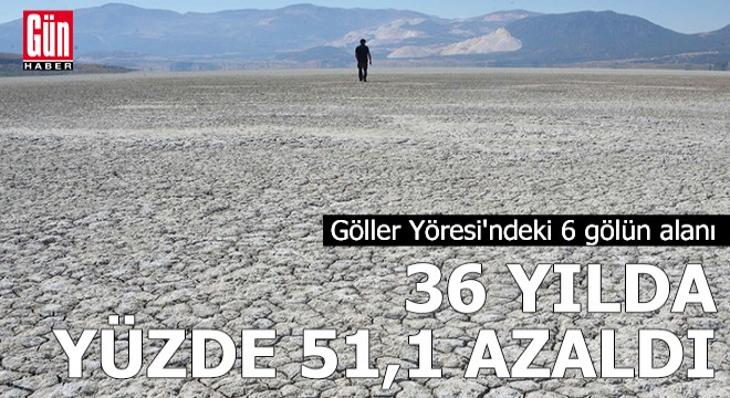 Göller Yöresi'ndeki 6 gölün alanı, yüzde 51,1 azaldı