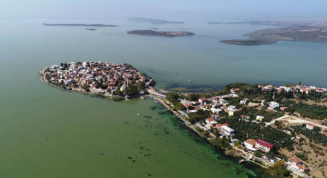 Gölyazı havadan görüntülendi