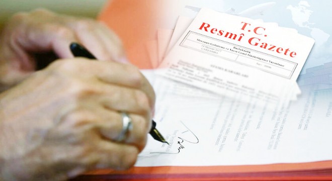 Görevden almalar atamalar Resmi Gazete'de...