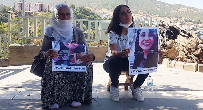 Gülistan Doku'nun ailesi, oturma eylemi başlattı