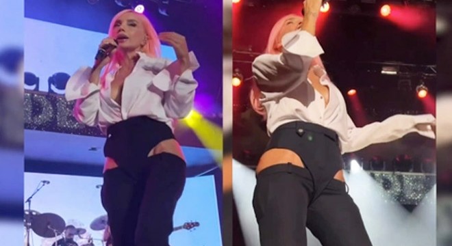 Gülşen'in sahne tarzı gündem oldu