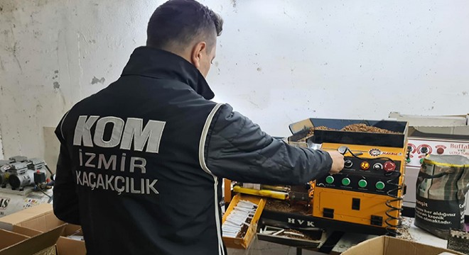 Gümrük kaçağı sigara ve makaron operasyonu