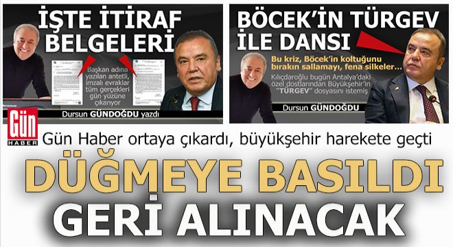 Gün Haber yazdı, büyükşehir TÜRGEV'den yurdu almak için harekete geçti