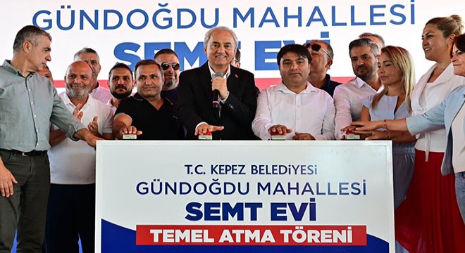 Gündoğdu Mahallesi Semt Evi'nin temeli atıldı
