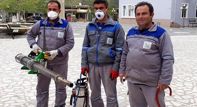 Gündoğmuş'ta yazlık ilaçlama