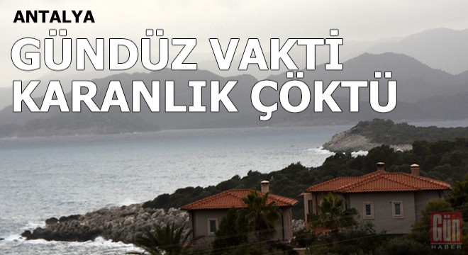 Gündüz vakti toz bulutu karanlığı