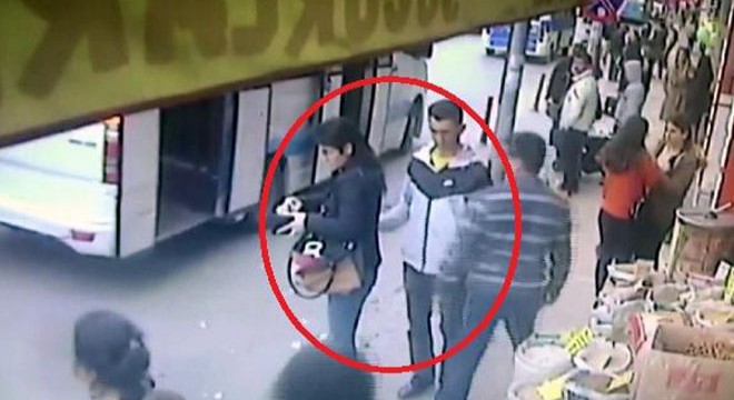 Güvenlik kamerasının görüntülediği yankesici tutuklandı
