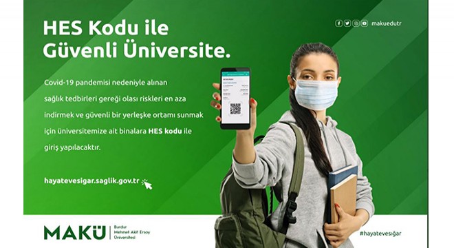 HES kodu olmayan MAKÜ'ye giremeyecek