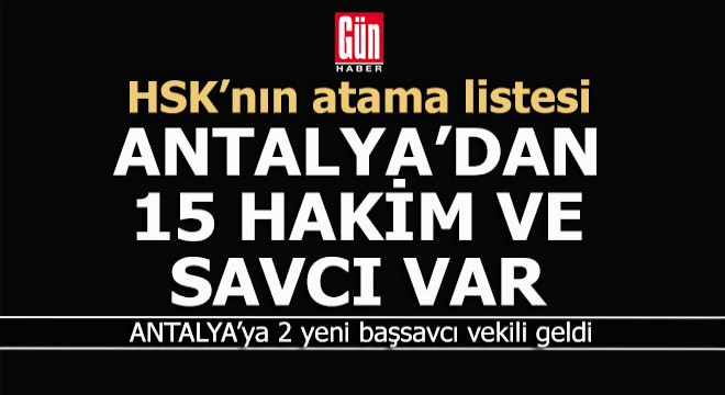 Hakim ve savcı atamaları Resmi Gazete'de yayınlandı