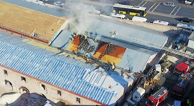 Haliç Tersanesi'nde yangın