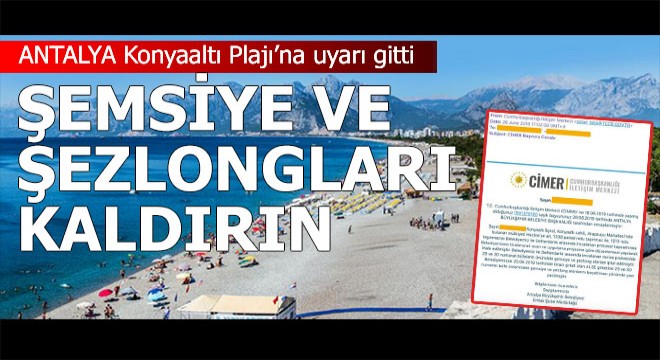 Halk plajlarını da büfelere kiraladılar iddiası