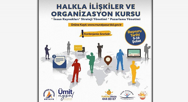 Halkla İlişkiler ve Organizasyon kursu başlıyor